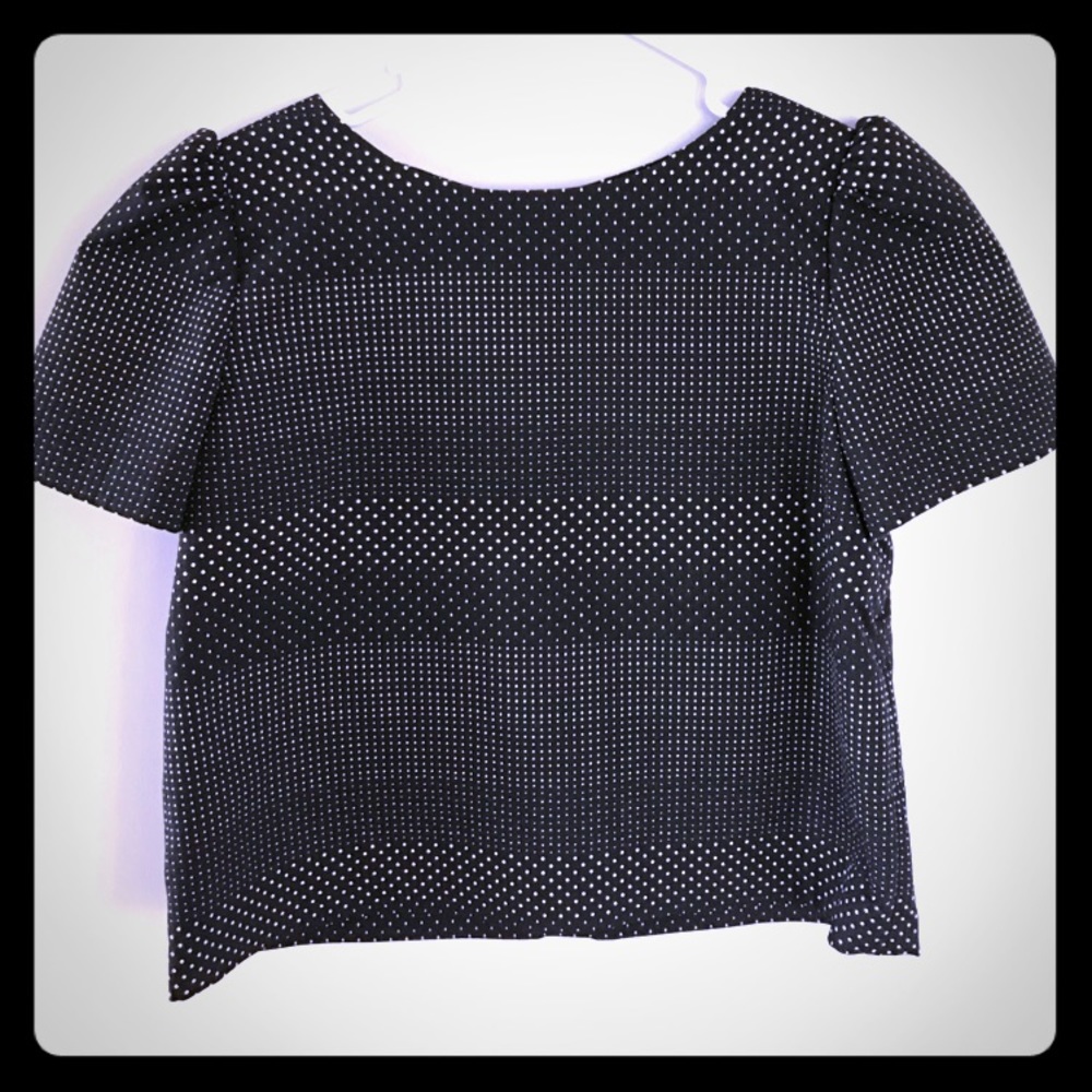 Alicia & Olivia Puff Short Sleeve Blouse